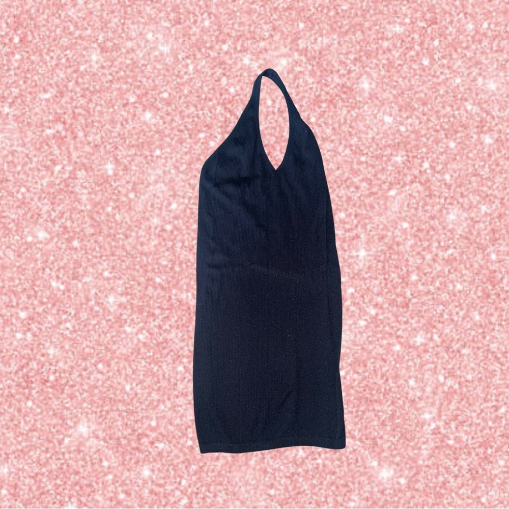 Madrag Black Halter Dress